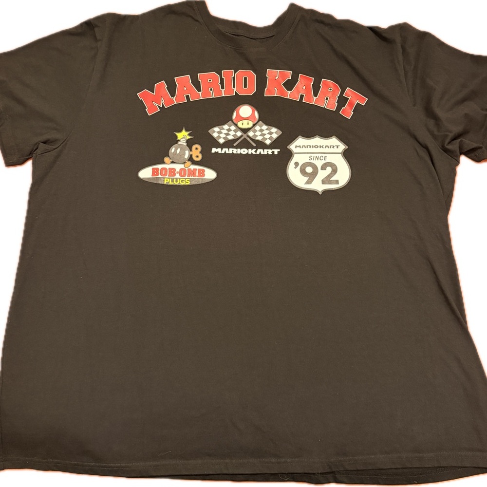 Mario Kart Graphic Short Sleeve Tee - Black